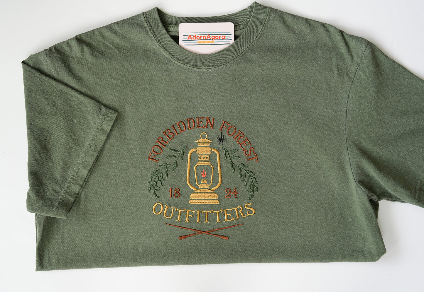 Forbidden Forrest Outfitters Machine Embroidered T-Shirt