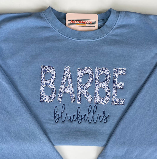 Barbe Bluebelles Applique Sweatshirt