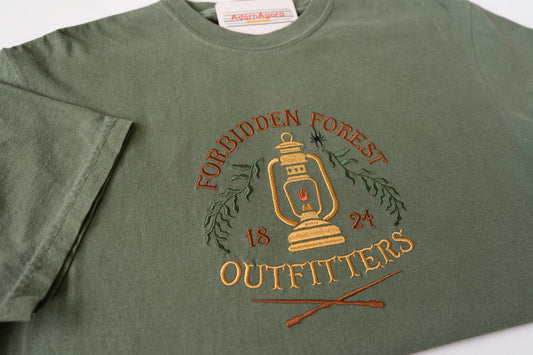 Forbidden Forrest Outfitters Machine Embroidered T-Shirt