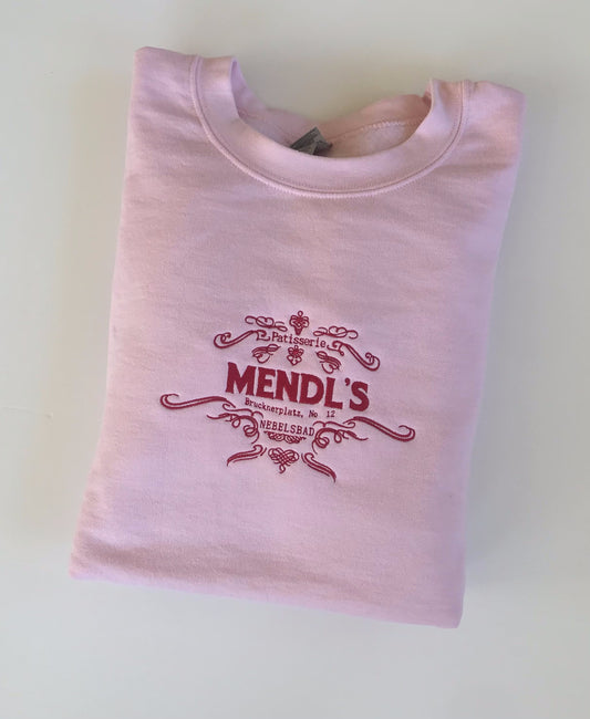 Mendl's Grand Budapest Hotel Machine Embroidered Sweatshirt