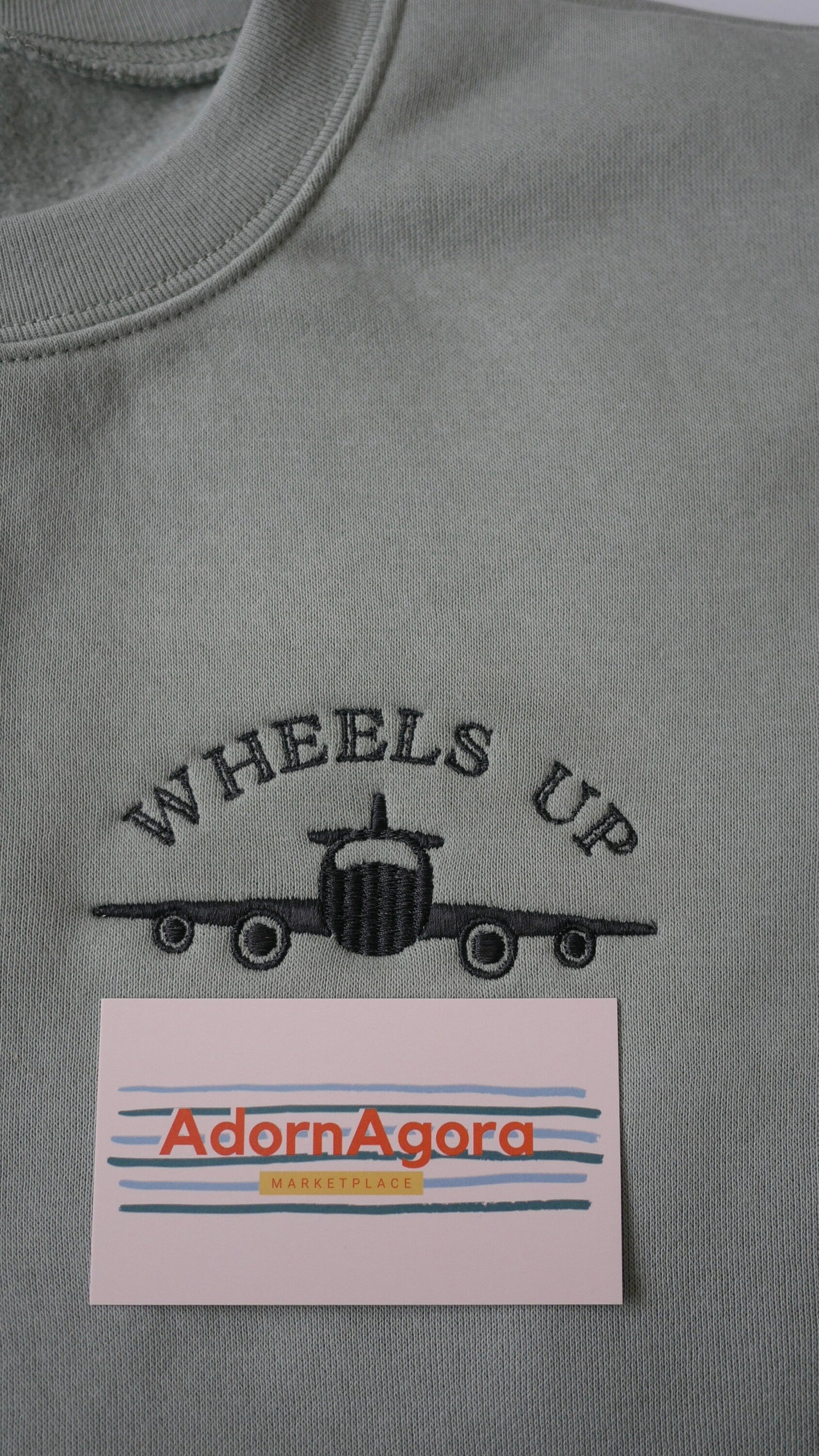 Criminal Minds Wheels Up Machine Embroidered Sweatshirt